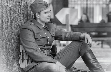 Czaro-białe kadry podczas Pikniku Historycznego  20