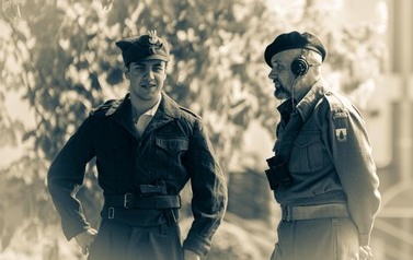 Czaro-białe kadry podczas Pikniku Historycznego  19