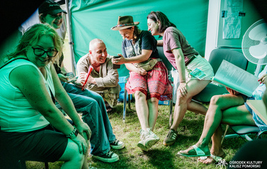 Piątek - Jarmark nad Jeziorem Og&oacute;rkowym, intensywny czas przygotowań do pierwszych atrakcji&nbsp; 62